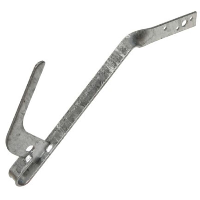 Dimos - Crochet de sécurité torsadé galva - 445 mm