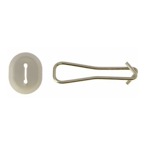 crochet de suspension - pour bande perforée - 25 mm - boite de 50 bizline 710324