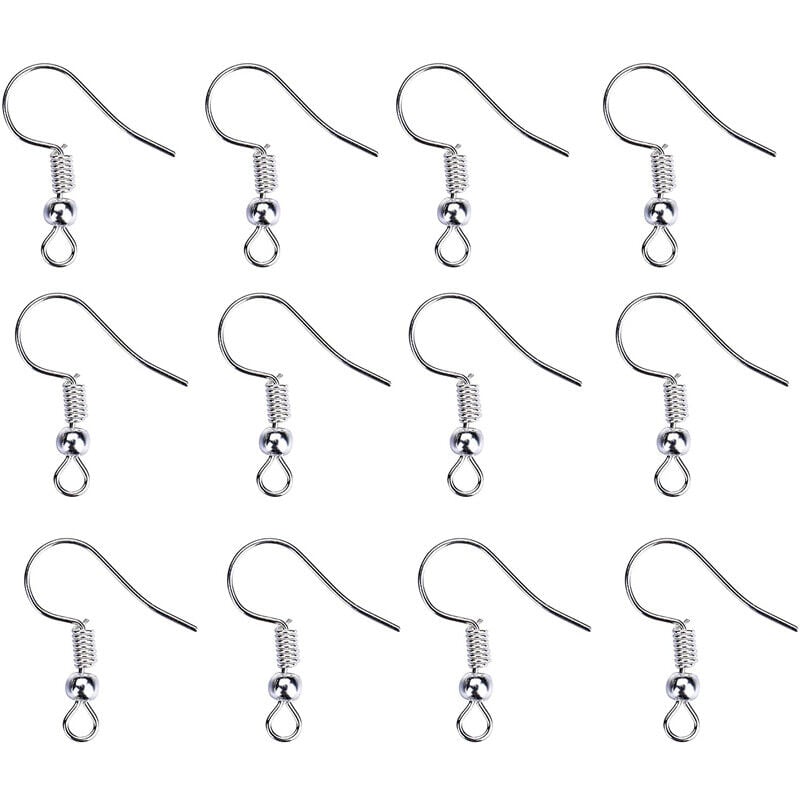 Fei Yu - Crochet d'oreille pour boucle d'oreille 200 pcs Argent