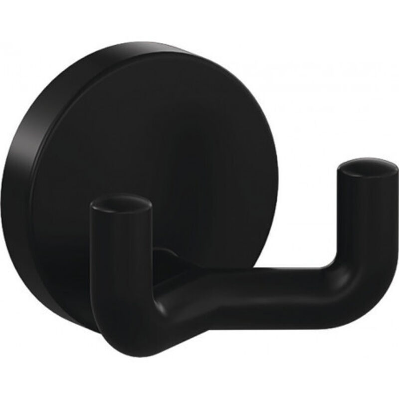 Crochet double 477.90B025 .43,5mm PA 90 noir ma D.50mm - Hewi