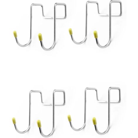 Crochet double S multifonctionnel pour porte de douche