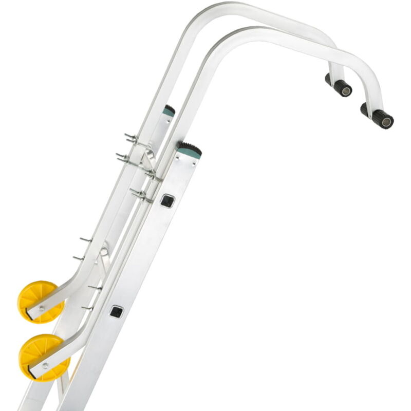 Crochet de faîtage - crochet de toit - échelle - universel - 44x90 cm - aluminium