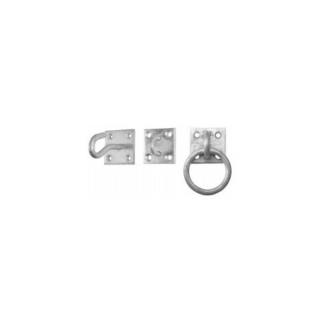 Crochet ferme galva s/platine scfaichgstaple