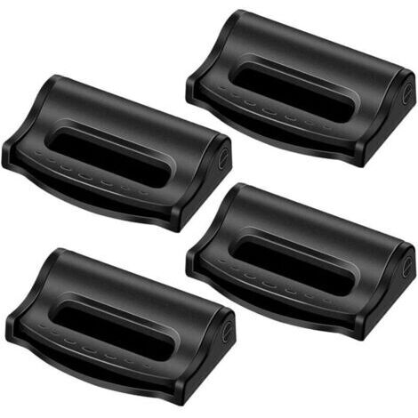 Crochet Manteau Mural a Visser, 5 Pcs Murale Robuste en Alliage de Zinc Crochet Porte Manteau - Noir