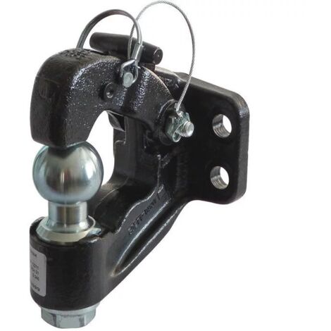 Crochet mixte d'attelage 3,5T – Charge de traction 3500 kg – 4 trous 11mm – Entraxe 83x56mm – Dimensions adaptées pour véhicules utilitaires – Al-Ko
