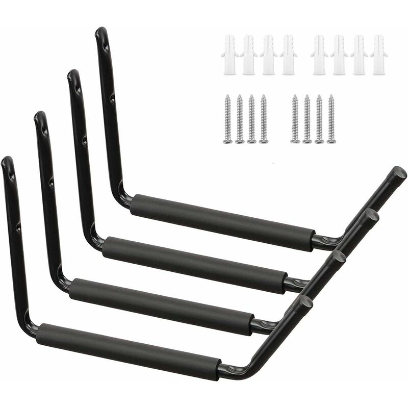 Ahlsen - Crochet mural Crochets de rangement robustes, crochets géants pour outils Capacité de charge 45 kg Crochet rembourré pour garage pour