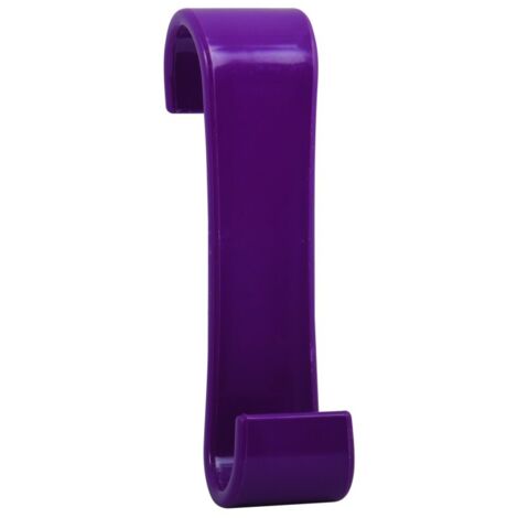 Crochet patère pour paroi de douche, sèche serviettes Violet MSV