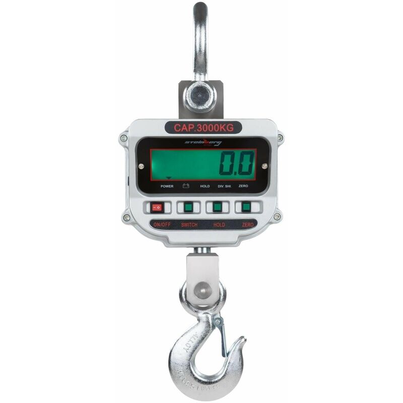 Crochet peseur industriel professionnel 3t / 0.5kg - lcd