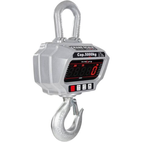 Crochet peseur - Steinberg Systems - 5 t / 2 kg - Changement d'unité de mesure: kg/lbs
