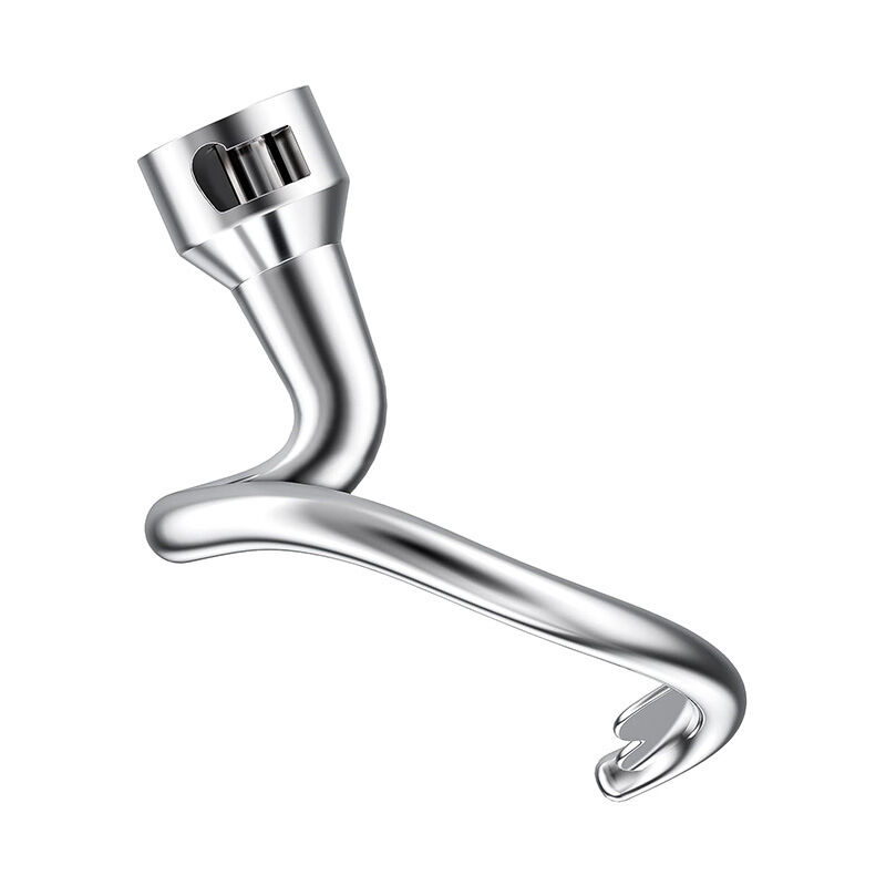 Dolaso - Crochet Pétrin en Acier Inoxydable pour Robot KitchenAid 4.5QT/5QT - Accessoire Pâtisserie Professionnel - Compatible Artisan/Classic