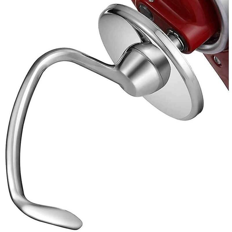 Crochet pétrisseur en acier inoxydable pour batteur sur socle à tête inclinable de 4,5 à 5 pintes, pièces de rechange Brea