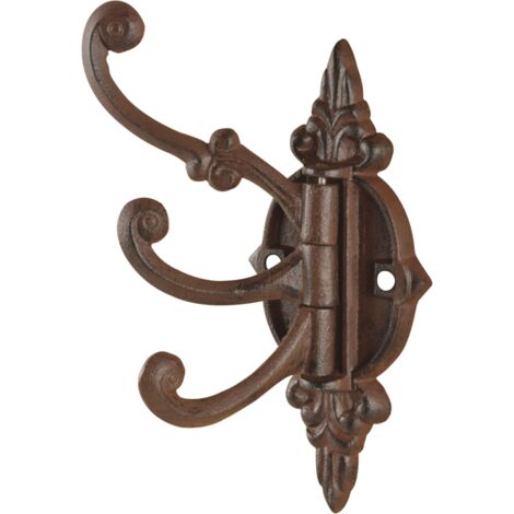 Crochet pivotant en fonte - L 13,2 cm x l 9,3 cm x H 22,7 cm - Livraison gratuite