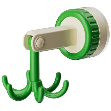 Crochet pliable rotatif à 360 degrés, porte-ustensiles de cuisine vert--