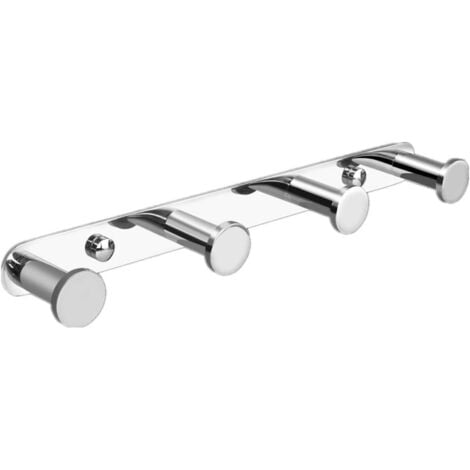 Crochet porte-serviettes Crochets porte-serviettes Crochet mural Crochet porte-manteau Crochet porte-serviettes Support mural Salle de bain Acier inoxydable Chrome Crochets de bain et de cuisine
