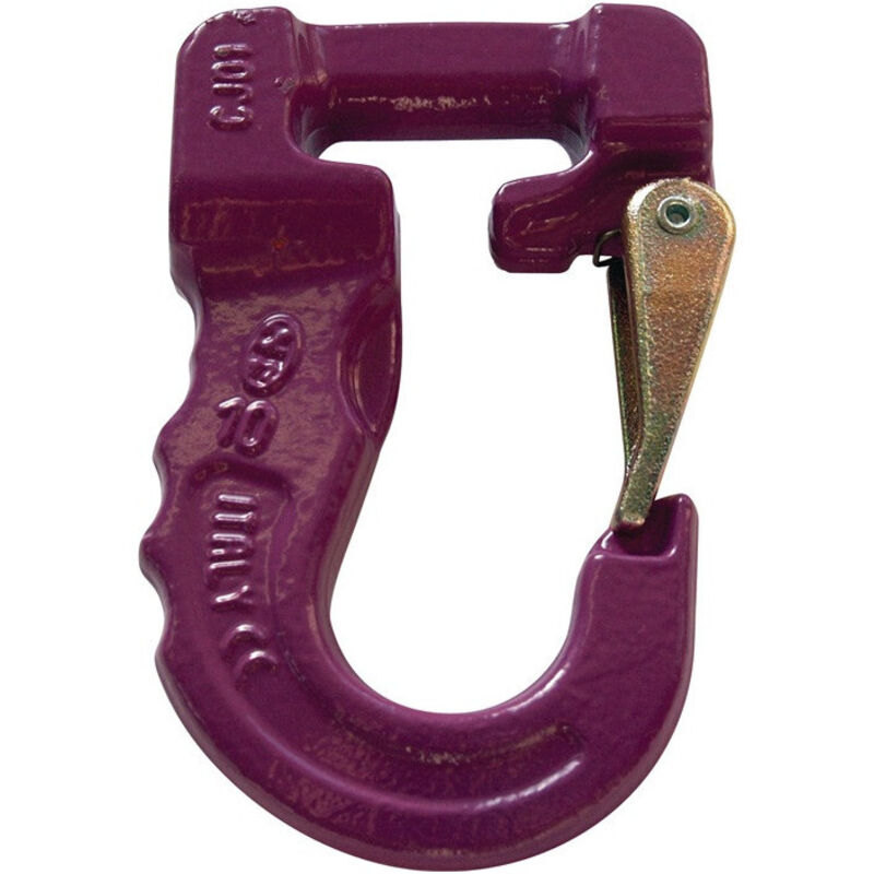Crochet de sangle ronde uvh Trgf.1000kg violet Dolezych