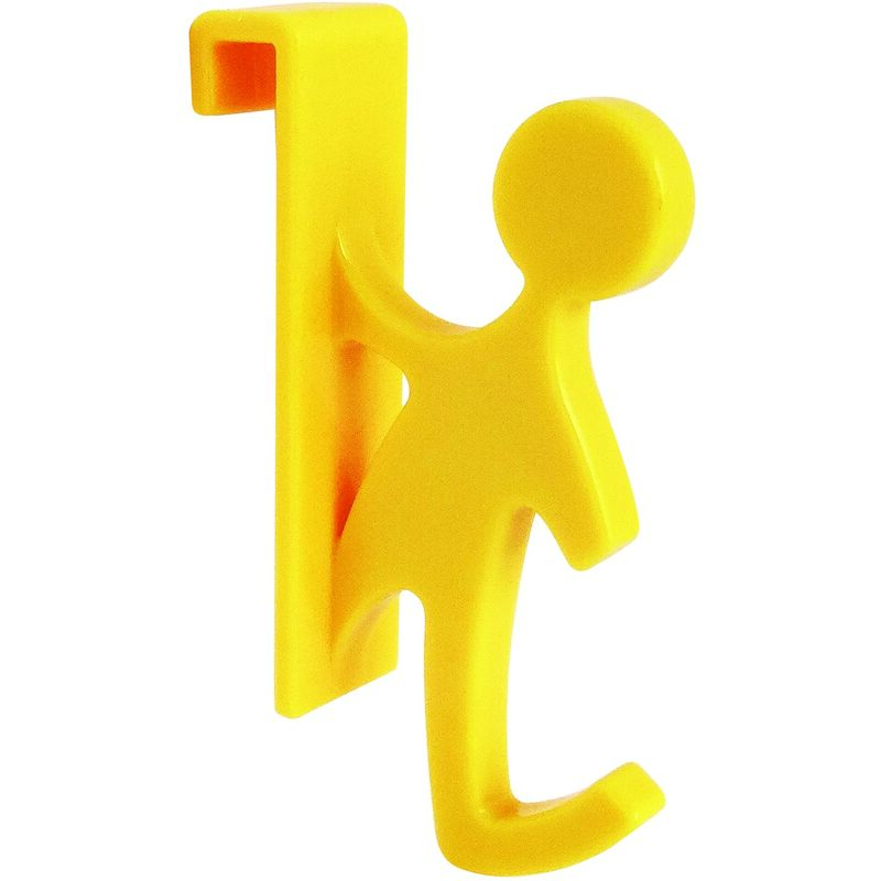 Centrale Brico - Crochet pour sèche serviette Deco Jaune tube plat