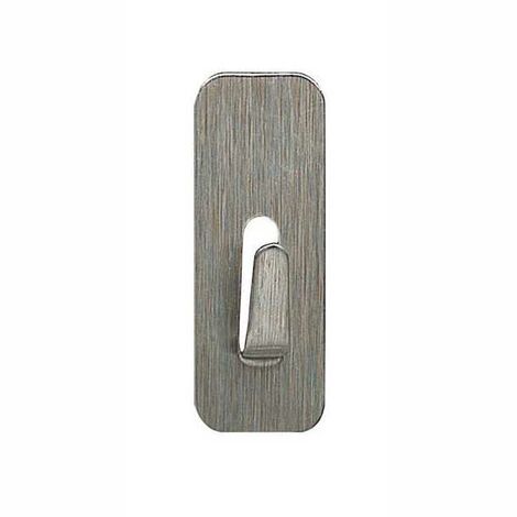 Crochet rectangulaire en inox Slim lot de 4 Eliplast