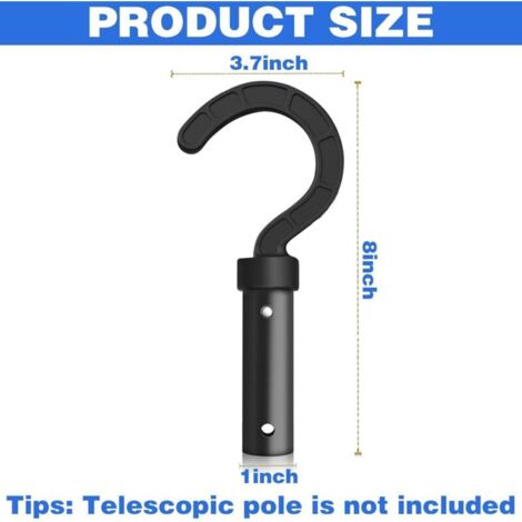 Crochet Robot Piscine, Crochets pour Robot Nettoyeur de Piscine, Pool Pole Hooks for All Robotic Pool Vacuum Cleaner, Pool Vacuum Sweeper Hooks