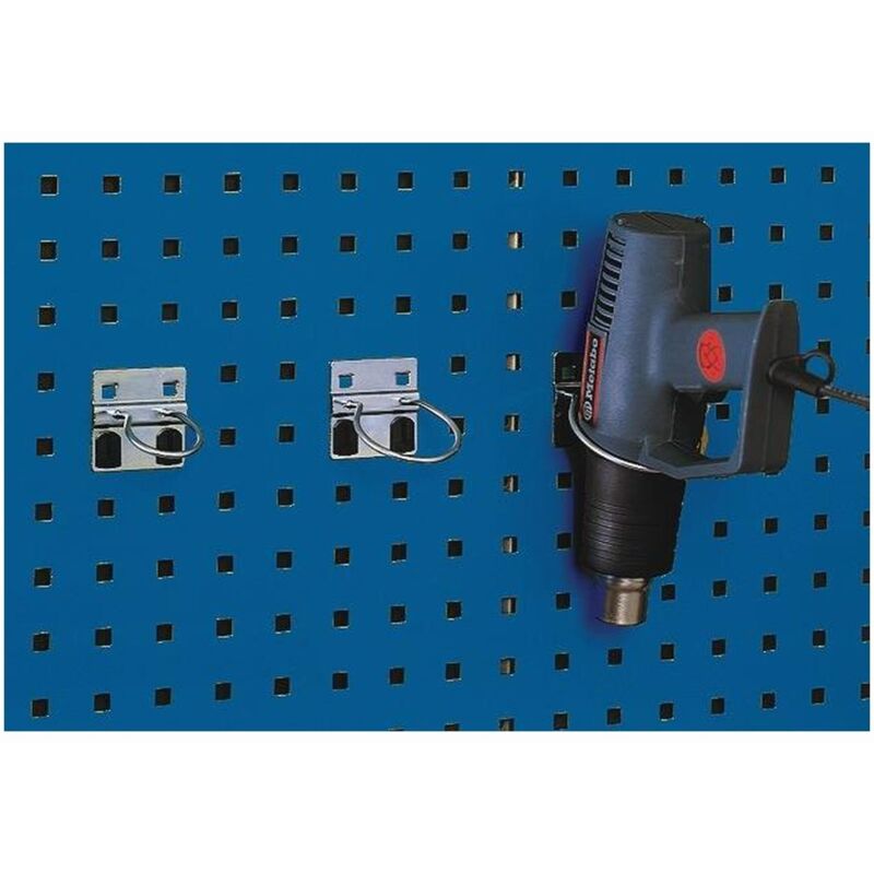 Bott - Support rond d. 60 mm galvanisé adapté à panneaux perforés