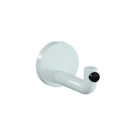 Crochet SERIE 477 105mm rosace d: 70mm blanc