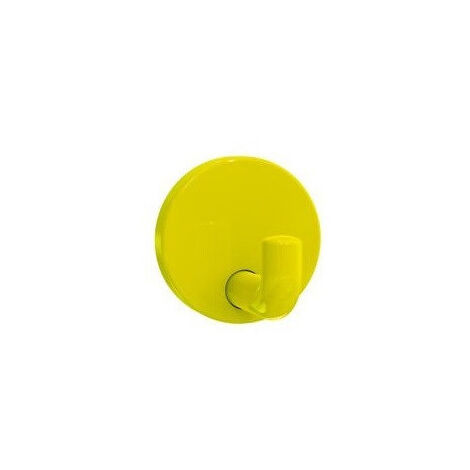 Crochet SERIE 477 45mm profondeur, rosace d: 50mm jaune moutarde