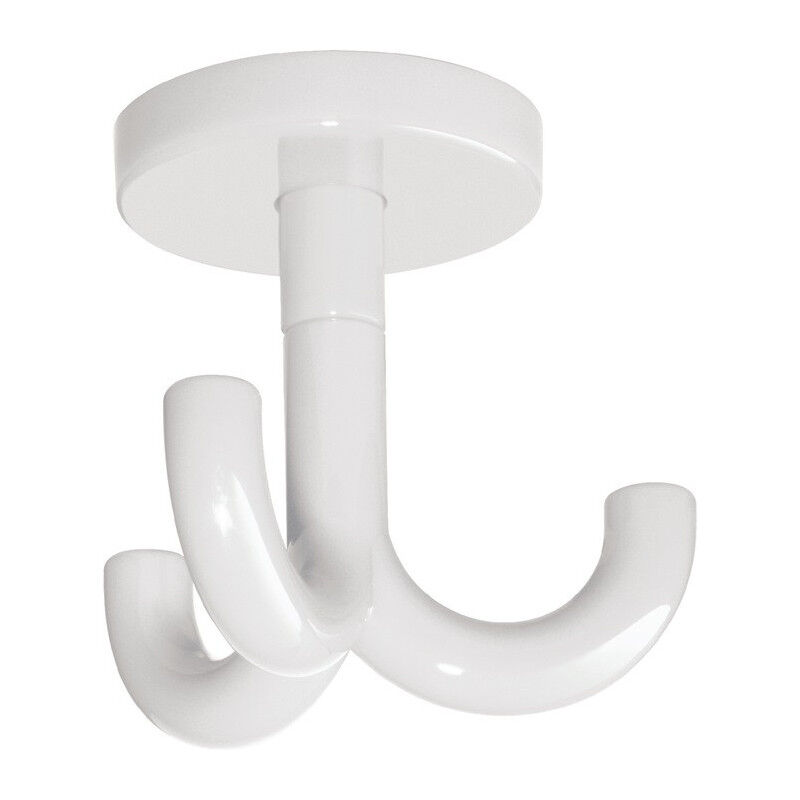 Crochet triple 477.90.052 50mm PA blanc 99 H.70mm D.60mm - Hewi