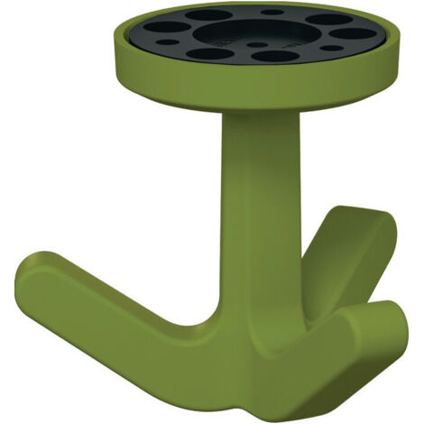 Crochet triple Ser.477 mat, élastique 74 vert pomme H.69mm D.51mm