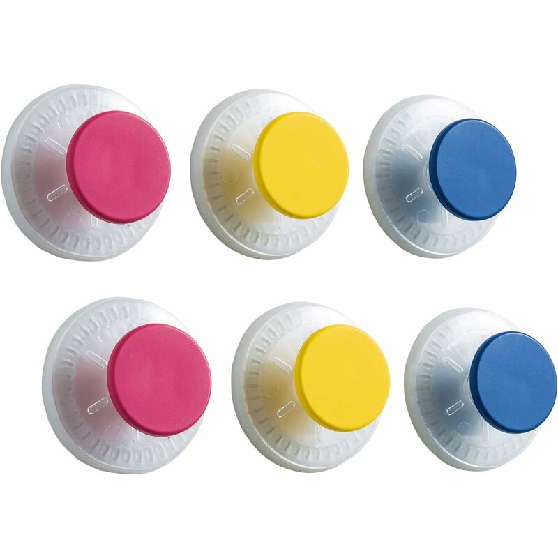 Serbia - Crochet Ventouse Lot de 6 sans Perçage & Réutilisable Crochet Mural Ventouse salle de bain 1 Seconde d'Installation Charge 5KG Impérable