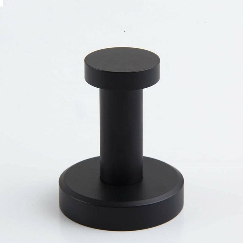 Aougo - Crochet Ventouse - Noir Crochet Porte Serviette à Ventouse Accroche Torchon En Inox Barre Crochet Cuisine Ventouse pour cuisine et salle de