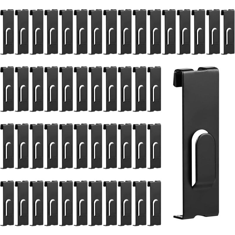 Crochets, 50 crochets crantés pratiques pour murs grillagés, panneaux muraux grillagésCrochets à clousAccessoire pour cadres photoPainting Art Center