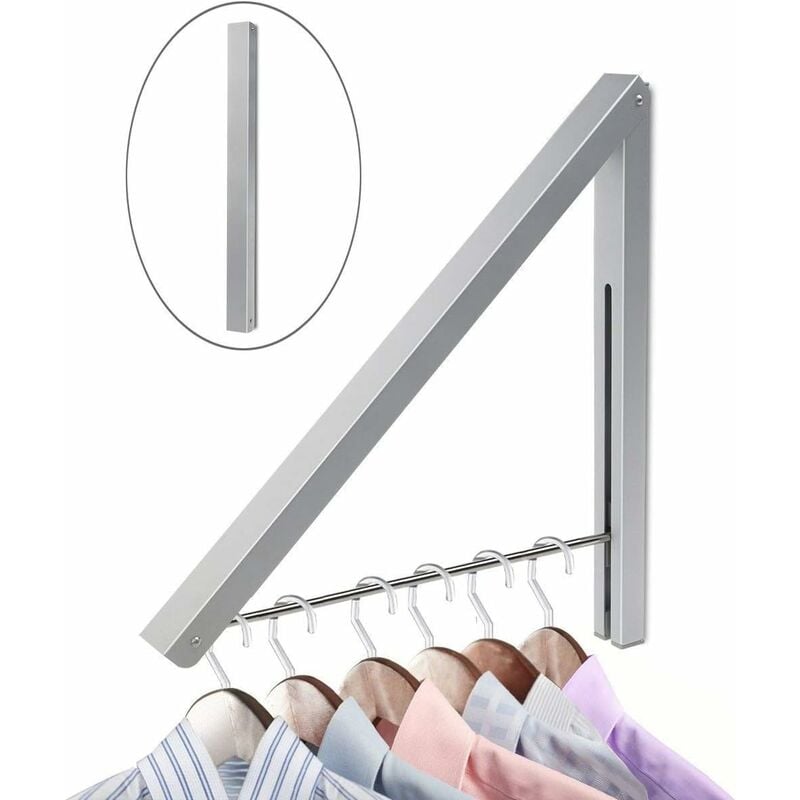 Crochets à vêtements, pliables, espace extérieur, crochets pliables, crochets muraux à vêtements, ventilateur à linge, patères pour coins, balcons,
