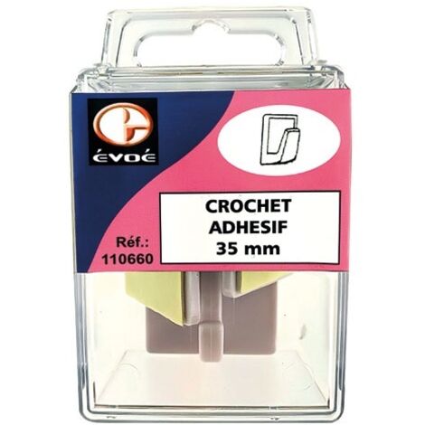 Crochets Adhésifs Carrés - Evoe