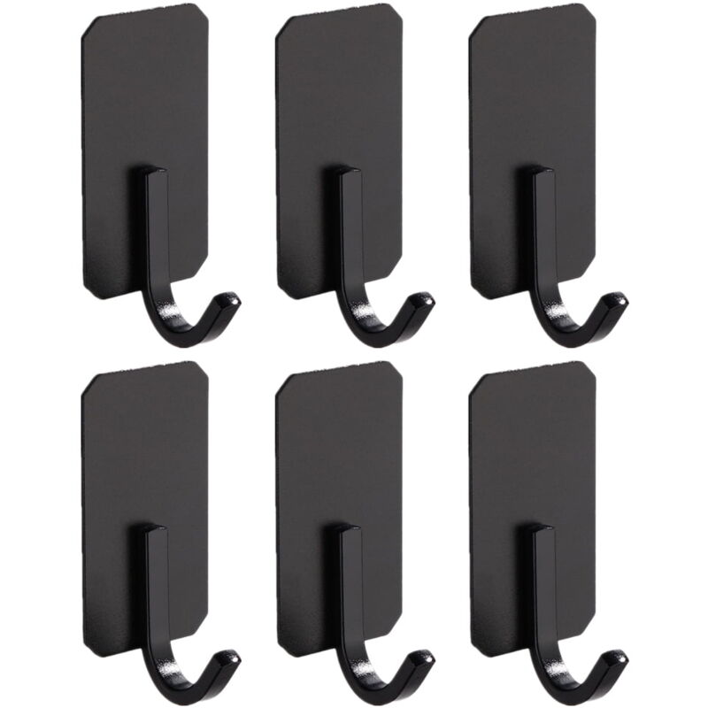 Feiyue - Crochets adhésifs pour serviettes, crochets muraux, crochets adhésifs étanches en acier inoxydable pour suspendre des serviettes de bain,