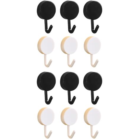 Crochets adhésifs pour suspendre des clés, crochets muraux robustes, crochets auto-adhésifs, étanches et transparents pour la salle de bain, la douche, l'extérieur, la cuisine, les portes, bricolage, 