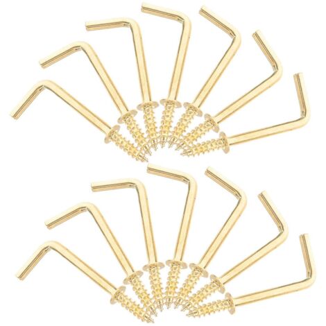 crochets de fixation angle droit en fer visser pour cuisine