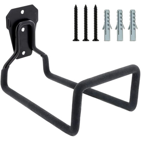 Crochets de garage, support mural robuste, organiseur utilitaire d'intérieur, cintre en métal robuste, support de rangement pour outils en fer pour abri de jardin, cave, terrasse, équipement