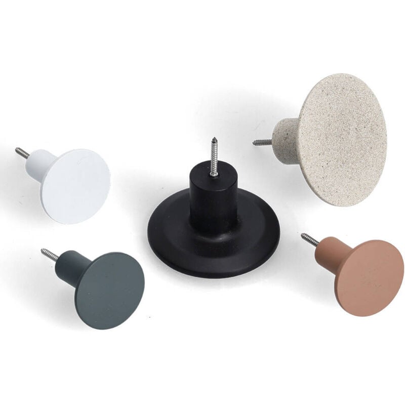 Zeller - Crochets de mur à visser, lot de 5