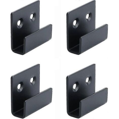 Crochets de rail en acier inoxydable, supports pour tableaux, pinces pour miroirs, kit de suspension pour miroirs, support robuste pour carrelage en céramique (6 pièces)-AquaForge