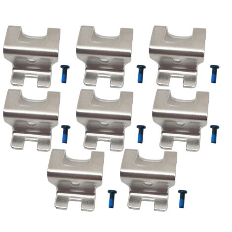 Crochets de Rangement pour Garage - Lot de 8 - Support Muraux Polyvalents pour Outils, Câbles, Équipements - avec Adhésif Fort et Vis