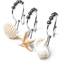 20 Crochets Rideau Forme Gourde Argentés - Antirouille, Pour Salle De Bain Ou Fenêtre, 7x4 Cm - 9