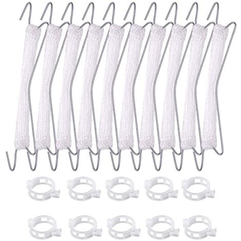 Crochets de suspension pour plants de tomates et de concombres, qualité export, corde de suspension de 10 mètres
