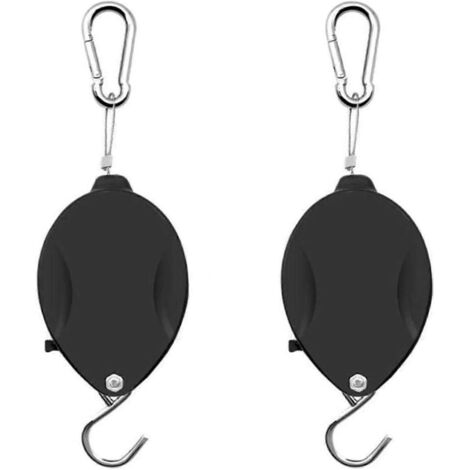 Crochets de suspension télescopiques pour pots d'orchidées - Crochet à poulie rétractable pratique CJY