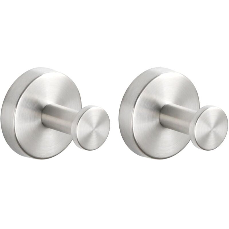 Crochets en acier inoxydable pour porte-serviettes de douche, crochets pour salle de bain et cuisine