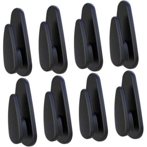 Crochets intérieurs auto-adhésifs multifonctionnels, lot de 8, crochets compacts pour voiture, gain de place, accessoire pratique pour les conducteurs