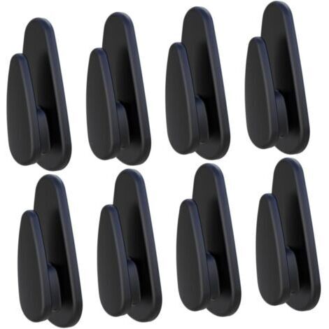 Crochets intérieurs auto-adhésifs multifonctionnels, lot de 8, crochets compacts pour voiture, gain de place, accessoire pratique pour les conducteurs