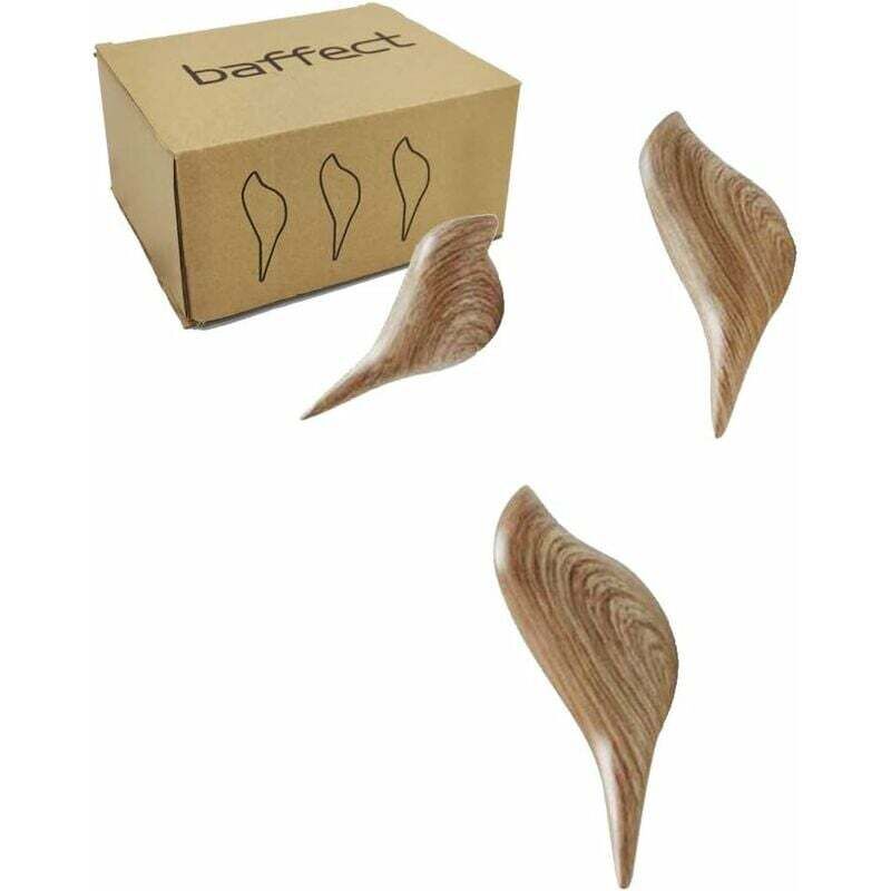 Crochets muraux en résine pour oiseaux multifonctions pour accrocher manteau serviette chapeau sac (lot de 3) résine bois 10 x 4,5 x 7 cm