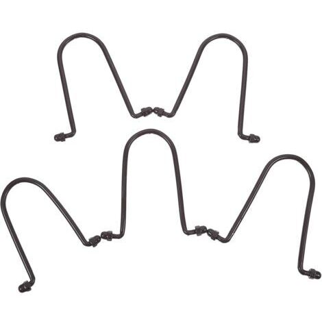 Crochets pour Chaînes de Gouttière en Alliage d'Aluminium Lot de 5 Pièces Accessoires pour Jardin et Évacuation d'eau de Pluie Résistants et Adaptés aux Gouttières Extérieures