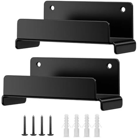 Crochets pour Échelle,avec Vis, Fixation Murale en Acier, Gain de Place - rangement mural organisation d'outils,Pour béton, bois, chaise, meubles, outils, maison, abri, atelier,