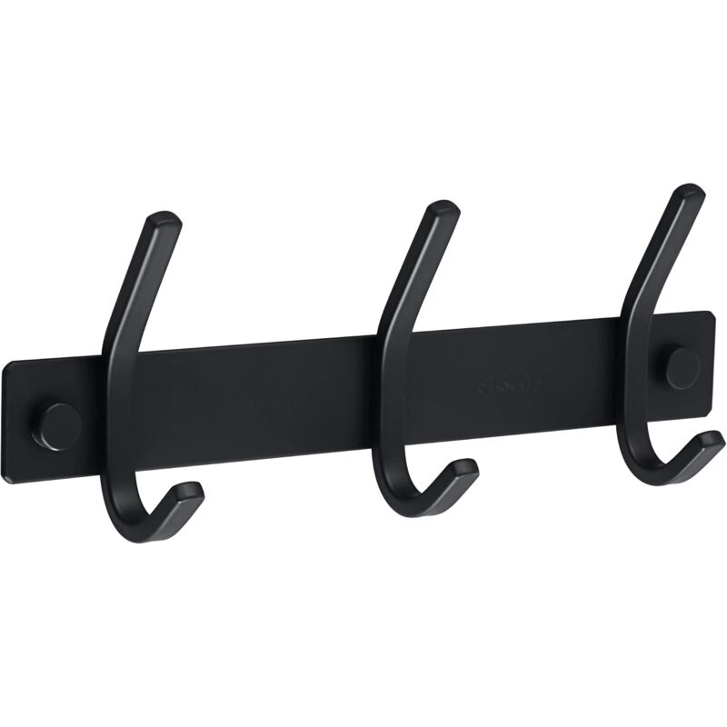 Tigrezy - Crochets pour Serviettes Porte Manteau Mural Porte Manteau Salle de Bain et Cuisine, Crochet Mural Patère Murale avec 3 Crochets, Finition