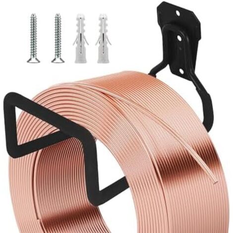 Crochets utilitaires de garage - muraux industriels Construction en fer inoxydable Rangement polyvalent Système d'organisation pour outils jardin, échelles, câbles